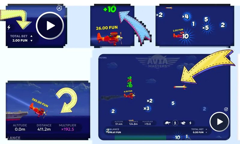 Avia masters plane game, avia masters game