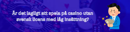 Utländska Casino Med Låg Insättning En Guide Till Låg Risk Spelande