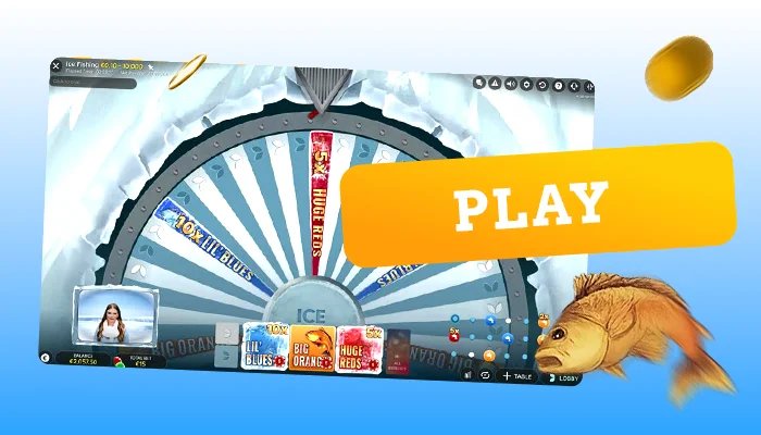 Overview of ice fishing gamble game Overview of ice fishing gamble game